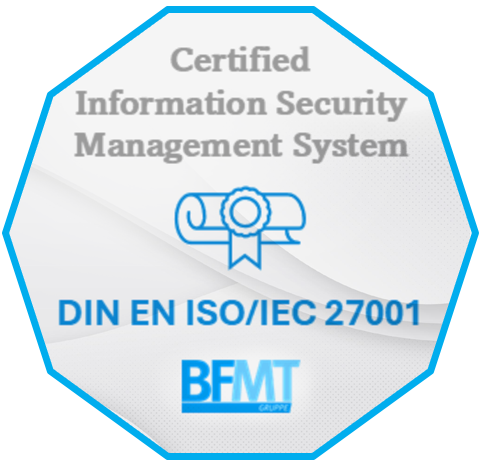 ISO 27001 zertifiziert